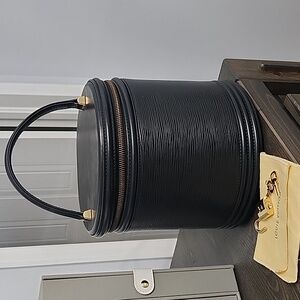 Louis Vuitton Cannes Bag in Black Epi Leather